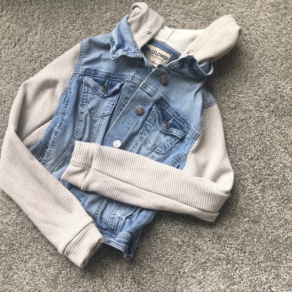 Sweatshirt jean jacket - Picture 1 of 1